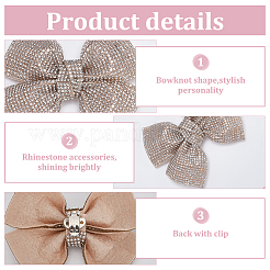 4 шт зажимы для обуви со стразами&nbsp;FIND-FG0003-13B