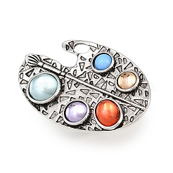 Регулируемый сплав с кольцами для пальцев из смолы&nbsp;LS-RJEW-Z120-01AS