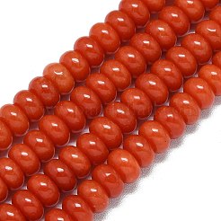 Натуральный Malaysia нефритовые бусы пряди&nbsp;G-B165-G01-5x8mm-12