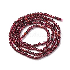 Гранат природный бисер нитей&nbsp;LS-G-RM241221-A18