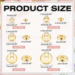 240шт 6 стиля латунные бусины&nbsp;KK-ME0001-69G