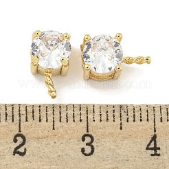 Латунь с дужками из кубического циркония KK-Q820-01G