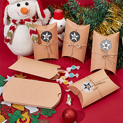 24шт складные картонные коробки для подушек&nbsp;CON-WH0089-04