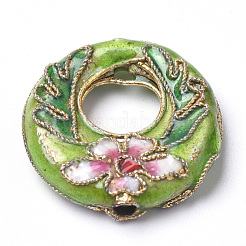 Бусины ручной работы перегородчатой CLB-S006-15