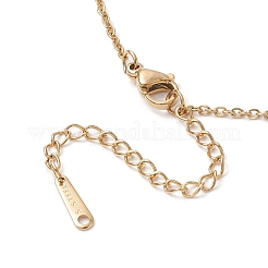 Ожерелья с подвеской в виде глаз из сплава и кристаллов со стразами NJEW-JN04977-01