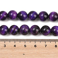 Natürlichen Tigerauge Perlen Stränge&nbsp;G-S259-03A-10mm