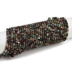 Природные африканские гелиотроп бисер пряди&nbsp;G-S388-A02-3x4mm