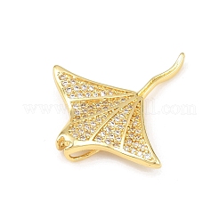 Подвески из морской латуни с микропаве из кубических цирконий&nbsp;LS-KK-K411-05G