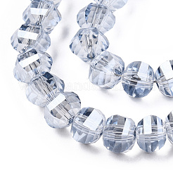 Стеклянные бусины с гальваническим покрытием &nbsp;EGLA-Q094-A04