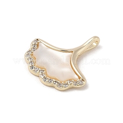 Латунные микропаве прозрачные подвески с фианитом KK-A207-09G