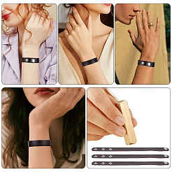 18 Stück PU-Leder-Schnapparmbänder für Damen und Herren&nbsp;BJEW-CY0001-13C