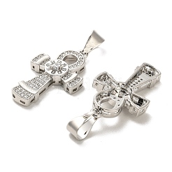 Латунные микро проложить кубического циркония подвески&nbsp;KK-K355-43P