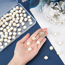 100 шт. бусина из АБС-пластика с имитацией жемчуга KY-SC0002-04