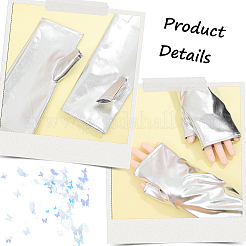 Длинные перчатки без пальцев из полиэстера&nbsp;AJEW-WH20018-117A