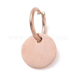 Placcatura ionica (ip) ciondoli in acciaio inossidabile 304 con finitura lucida a specchio&nbsp;LS-STAS-G276-02RG