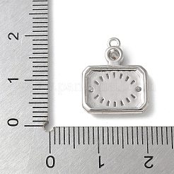 Реечное покрытие латунь микропаве кубический цирконий эмаль подвески&nbsp;KK-P290-56C-P