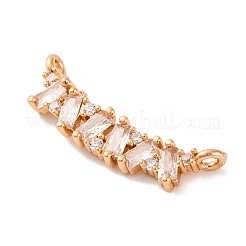 Латунные микропаве прозрачные подвески с фианитом KK-C076-20G