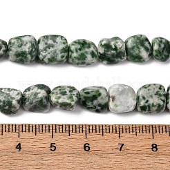 Натуральные зеленые пятна яшмовых нитей G-G146-A26-02