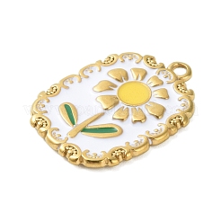 Подвески из нержавеющей стали 304 с эмалью&nbsp;STAS-K303-02B-G