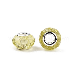 Perle di vetro trasparente europei&nbsp;GPDL-N004-D14mm-B03