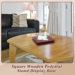 Socles d'affichage en bois&nbsp;WOOD-WH0034-78B