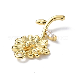 Латунные микро проложить кубического циркония подвески&nbsp;KK-F846-05B-G