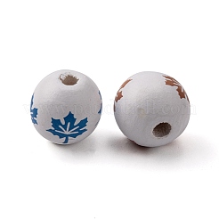 70 шт. 7-х цветные бусины из дерева теасэа WOOD-PH0001-63