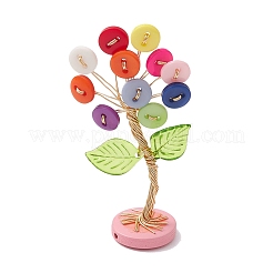 Décorations arbre de vie en bouton de résine&nbsp;PALLOY-JF03414-03