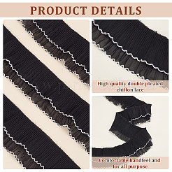 6 ярд двухслойной полиэфирной плиссированной ленты&nbsp;OCOR-FG0002-03A