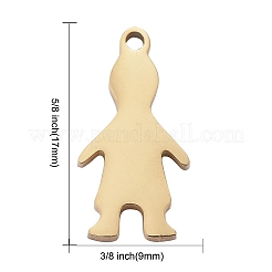 Anhänger aus Edelstahl 304&nbsp;LS-STAS-I140-12G