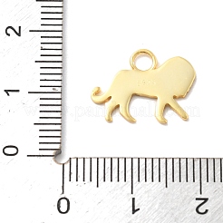 Подвески из стерлингового серебра с изображением животных 925 STER-Z012-03G-07