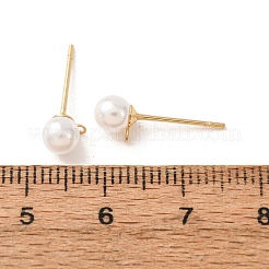 Ohrstecker-Beschläge aus Edelstahl 304&nbsp;STAS-WH0029-02A-01