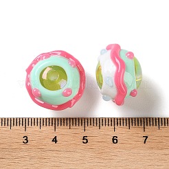 Непрозрачные акриловые бусины&nbsp;ACRC-H001-01C