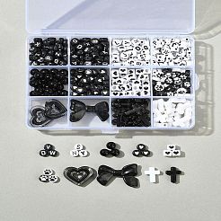 11 стиль непрозрачных акриловых бусин SACR-FS0001-42