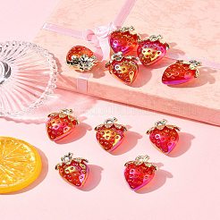 10шт прозрачные акриловые подвески MACR-FS0002-08C