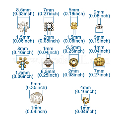 Тибетском стиле сплав Шарики прокладки&nbsp;PALLOY-TA0001-51