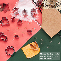 Набор для поиска рождественских сережек своими руками DIY-WH0387-96