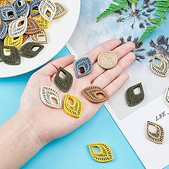 Наборы для изготовления сережек в виде листьев своими руками DIY-NB0004-05