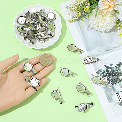 30 шт. железная рамка для броши с кабошоном&nbsp;IFIN-SC0001-99