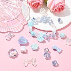 Непрозрачные акриловые бусины&nbsp;OACR-CJC0007-09