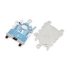 Crémaillère placage pendentifs en émail d'alliage&nbsp;AL-CBA2B10-05P-03