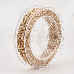 Паяные латунные покрытые железные веревочные цепи CH-T002-04LG