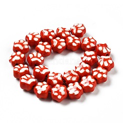 Ручной печатный шарики фарфора&nbsp;X1-PORC-F005-02C