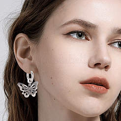 24 pièce de 2 styles de boucles d'oreilles créoles en acier inoxydable 304&nbsp;FIND-SC0017-16A