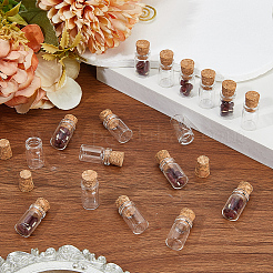 100 шт. мини-бутылочки для желаний из стекла&nbsp;AJEW-CP0009-88