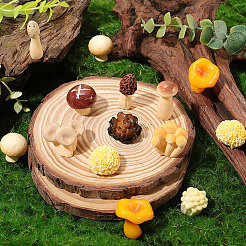 22 шт. 11 стиля вазы из смолы миниатюрные украшения в виде грибов&nbsp;RESI-CN0001-01