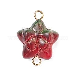 3 шт. 3-х цветные прозрачные стеклянные звенья PALLOY-JF04444