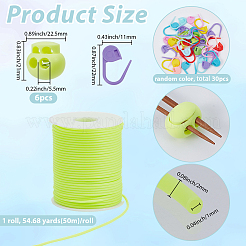 30 шт. экологически чистый АБС-пластиковый держатель для маркеров для вязания крючком&nbsp;IFIN-SC0001-96B