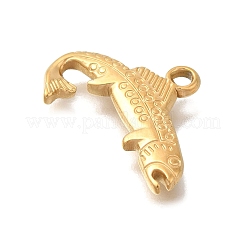 Placcatura ionica (ip) ciondoli in acciaio inossidabile 304&nbsp;STAS-M075-09G