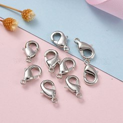 Платина латунные когтя омара застежками&nbsp;X-KK-902-N-NF